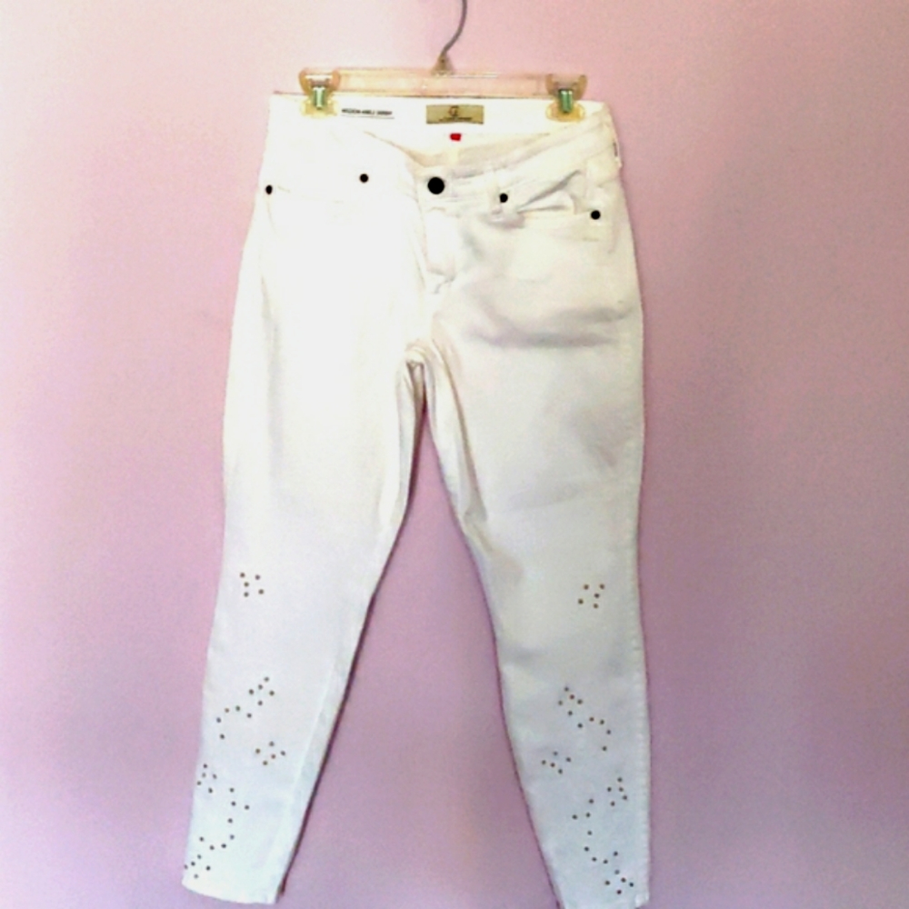 Cookie Johnson white jeans